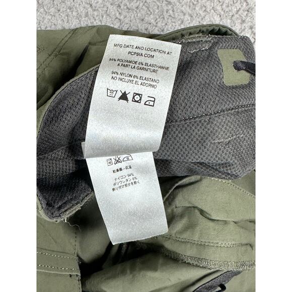 Patagonia Quandary Pants Women's 6 Green Hiking Gorpcore Convertible Outdoor - Picture 9 of 13